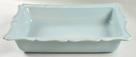 Berry and Thread Ice Blue 17" Rectangular Baker