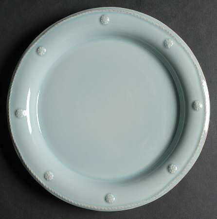 Berry and Thread Ice Blue Salad/Dessert Plate