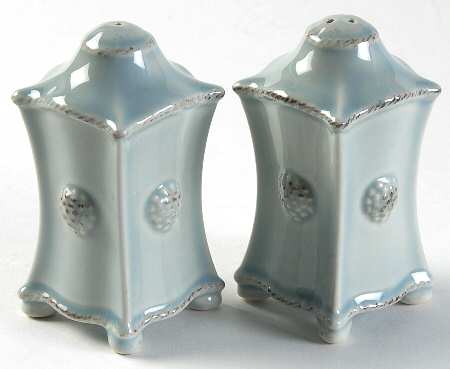 Berry and Thread Ice Blue Salt & Pepper Set