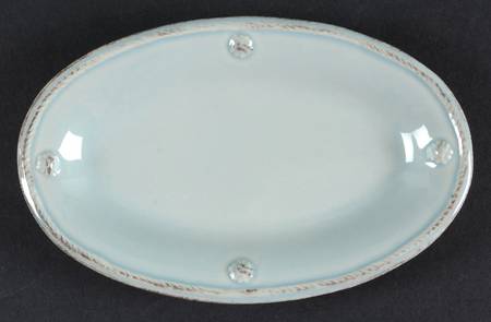 Berry and Thread Ice Blue 7" Oval Serving Platter