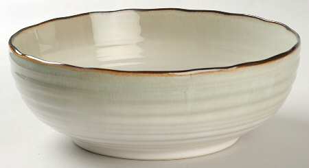 Chromatics Black 8" Round Vegetable Bowl