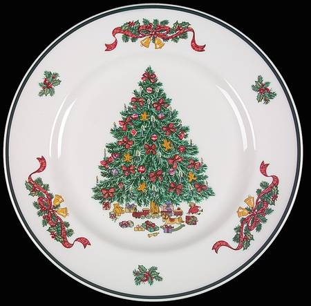 Victorian Christmas ("England 1883") Dinner Plate