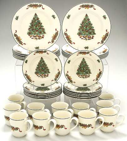 Victorian Christmas ("England 1883") 36 Piece Set