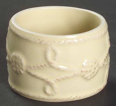 Berry and Thread Butter Yellow Napkin Ring