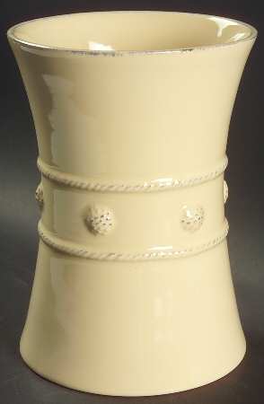 Berry and Thread Butter Yellow Utensil Holder/Wine Cooler