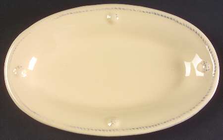 Berry and Thread Butter Yellow 7" Oval Serving Platter