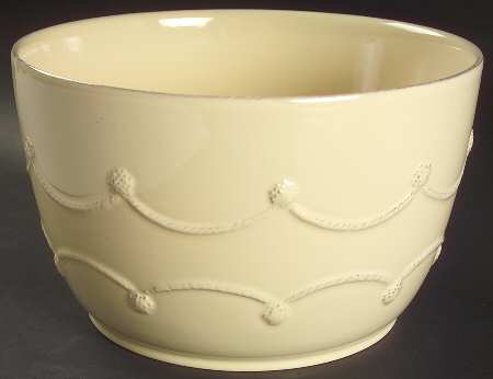 Berry and Thread Butter Yellow 9" Salad Serving Bowl