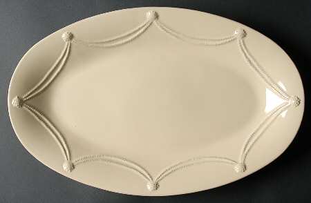 Berry and Thread Butter Yellow 17" Oval Serving Platter
