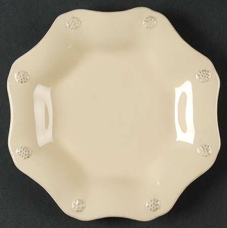 Berry and Thread Butter Yellow Scalloped Bread & Butter Plate