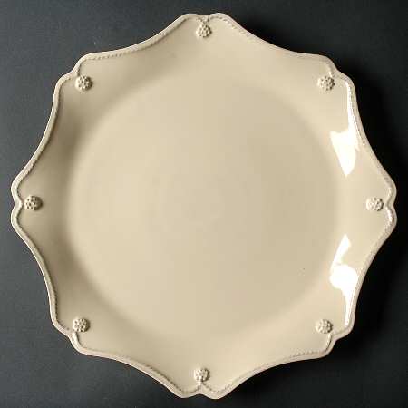 Berry and Thread Butter Yellow Service Plate (Charger)