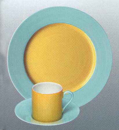 Swing Turquoise and Yellow by Jammet Seignolles