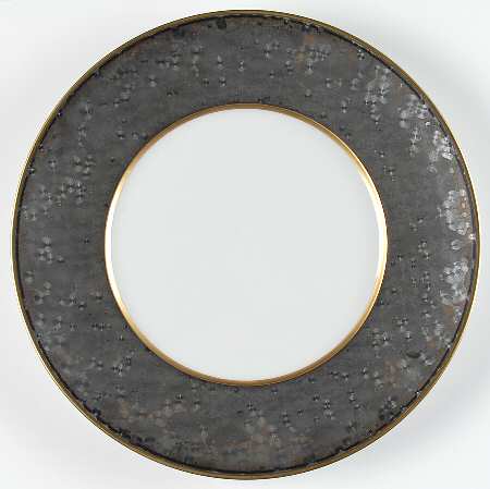 Aguirre Finition (Gold Trim) 11" Chop Plate (Round Platter)
