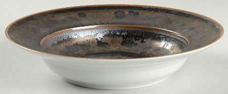 Aguirre Finition (Gold Trim) Rim Soup Bowl