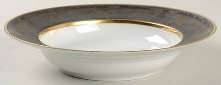 Aguirre Finition (Gold Trim) Rim Soup Bowl
