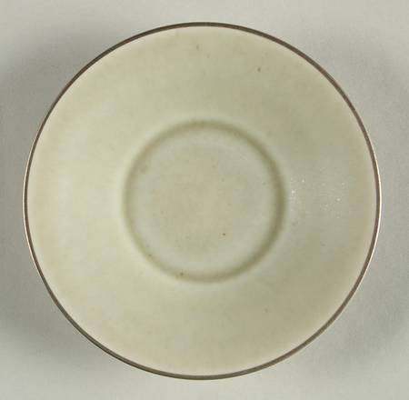 Albatre Celadon Finition (Bronze) Saucer for Espresso Cup