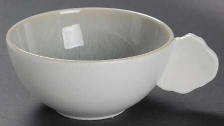 Plume Sky Gray Flat Cup