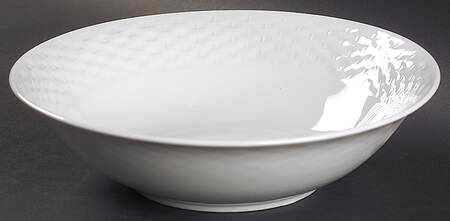Basket Weave 9" Round Vegetable Bowl