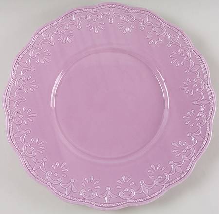 Lace Lilac Service Plate (Charger)