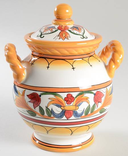 Villa Ancona Small Canister & Lid