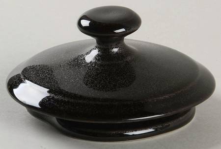 Spangled Black Lid for Teapot