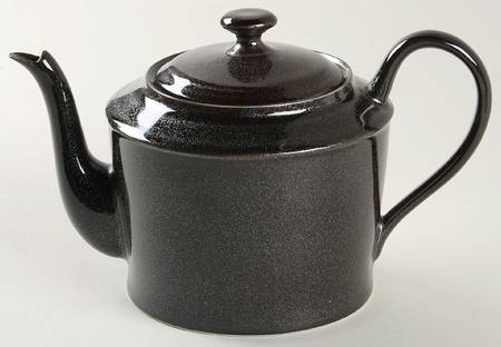 Spangled Black Teapot & Lid