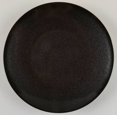Spangled Black Salad/Dessert Plate