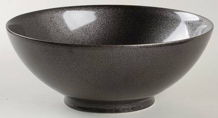 Spangled Black 9" Salad Serving Bowl