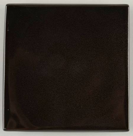 Spangled Black Square Bread & Butter Plate