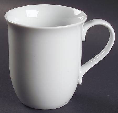 Basic White Round Mug