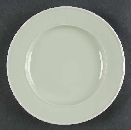Octavia Cucumber (White Trim) Bread & Butter Plate