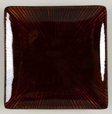Ventana Chocolate Square Appetizer Plate
