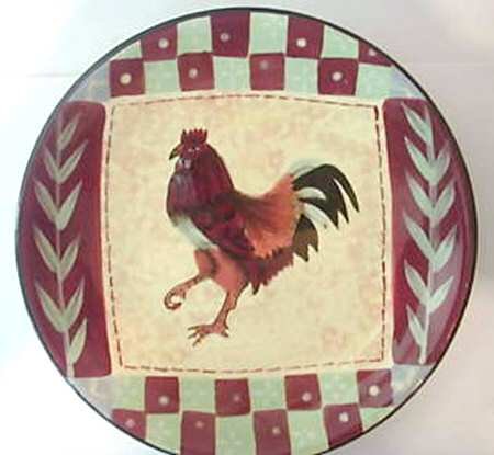 Tuscan Rooster Salad/Dessert Plate