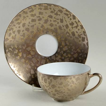 Big Bang Bronze Flat Cup & Saucer Set