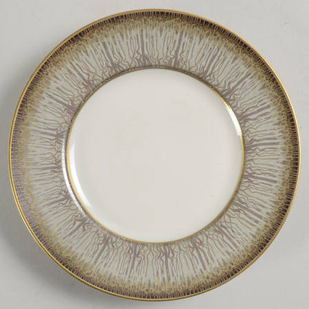 Borsalino Song Ivory (Gold) Bread & Butter Plate