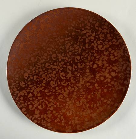 Jungle Amber Service Plate (Charger) by Jaune de Chrome