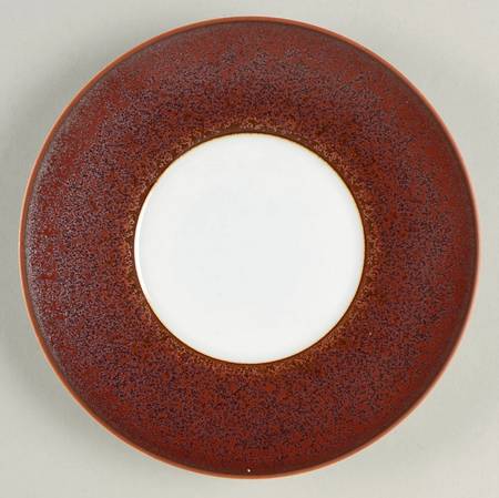 Red Granit (Horizon, No Trim) Bread & Butter Plate by Jaune de Chrome