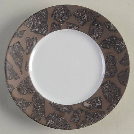 Gypsie Black Bread & Butter Plate by Jaune de Chrome