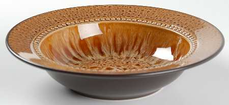 Artesia Tiger's Eye (Round) Rim Soup Bowl