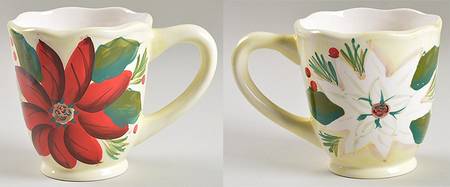 Poinsettia Mug