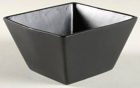 JFA1 Black Square Soup/Cereal Bowl