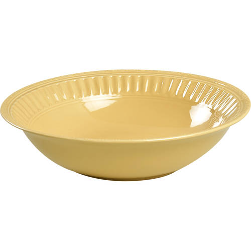 Italiana Light Yellow 9" Round Vegetable Bowl
