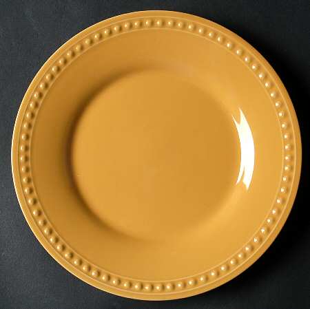 Pearl Dark Yellow Salad Plate