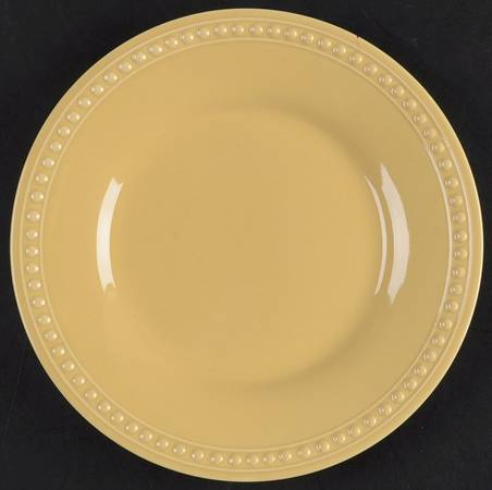 Pearl Light Yellow Salad Plate