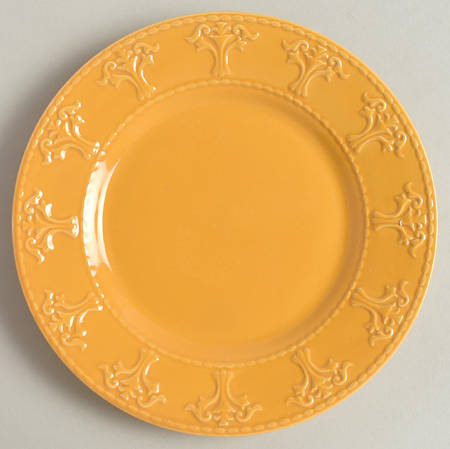 Athena Dark Yellow Salad Plate