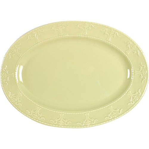Athena Light Green 12" Oval Serving Platter