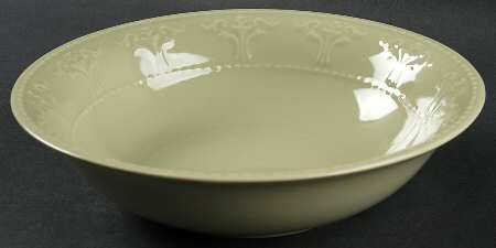 Athena Light Green 9" Round Vegetable Bowl