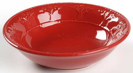 Athena Red Soup/Cereal Bowl