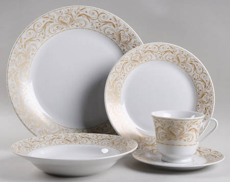 Montalira Gold 5 Piece Place Setting