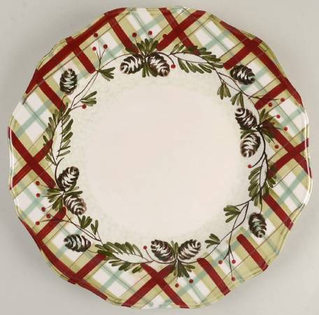Winter Lodge Dinner Plate