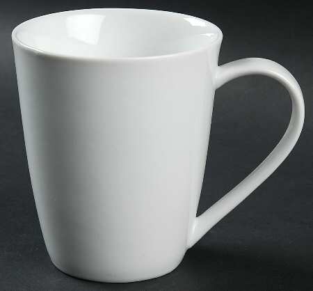 White Dinnerware Collection (Soft Square) Mug